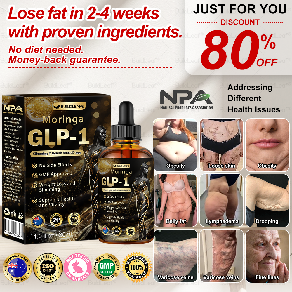 🌱 BuildLeaf® Moringa Slimming & Energy Boost Drops – Made for Real Aussies Who Want Results | Grab 80% Off Today!