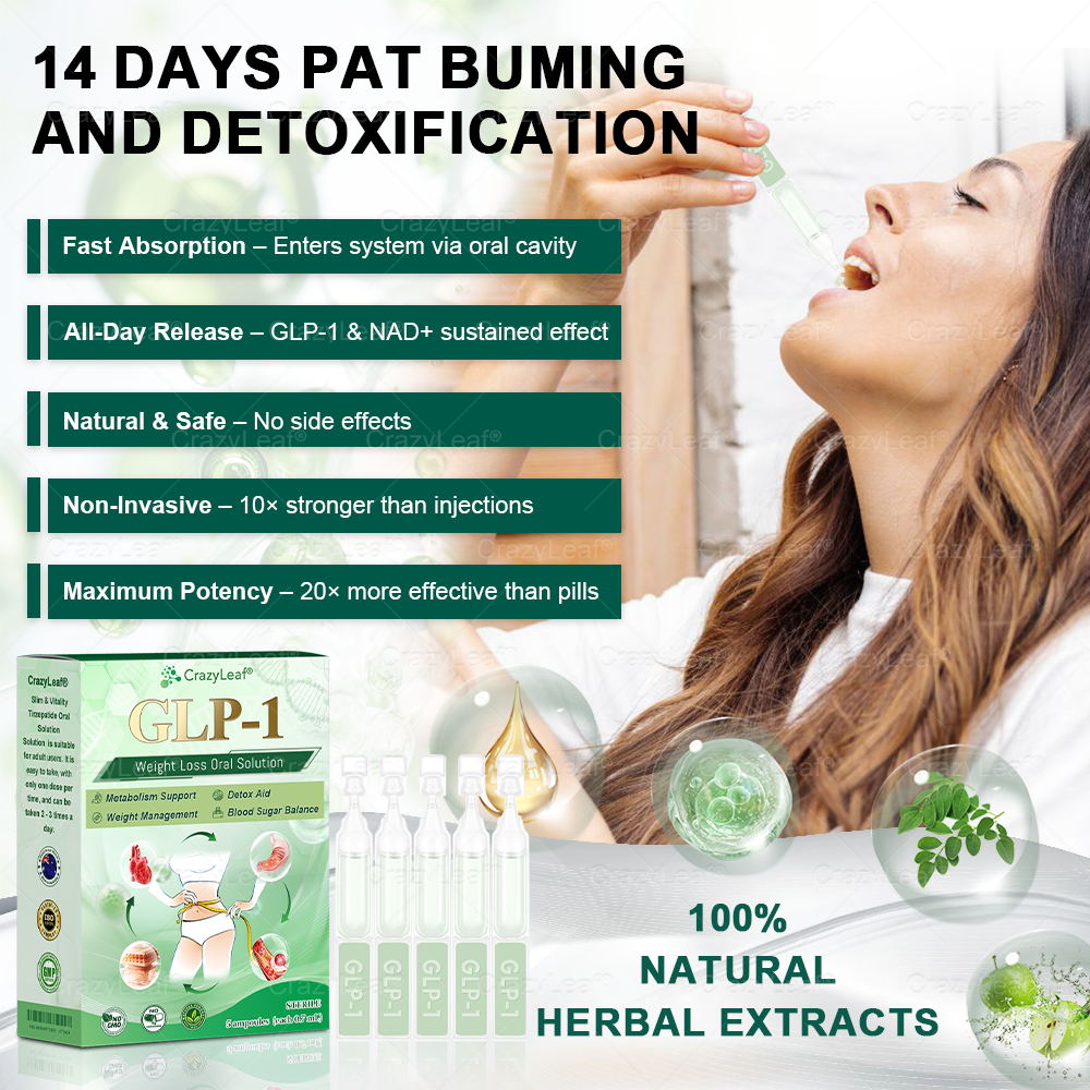 🌱🌱𝑪𝒓𝒂𝒛𝒚𝑳𝒆𝒂𝒇® 𝑮𝑳𝑷-1 𝑵𝒂𝒕𝒖𝒓𝒂𝒍 𝑷𝒍𝒂𝒏𝒕-𝑩𝒂𝒔𝒆𝒅 𝑺𝒍𝒊𝒎𝒎𝒊𝒏𝒈 𝑶𝒓𝒂𝒍 𝑺𝒐𝒍𝒖𝒕𝒊𝒐𝒏 | 𝑪𝒍𝒊𝒏𝒊𝒄𝒂𝒍𝒍𝒚 𝑷𝒓𝒐𝒗𝒆𝒏 ⏳ 𝑭𝒊𝒏𝒂𝒍 3 𝑯𝒐𝒖𝒓𝒔: 80% 𝑶𝑭𝑭